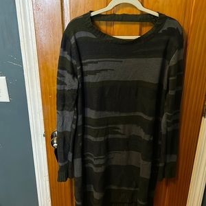 Camo juniors plus sweater dress